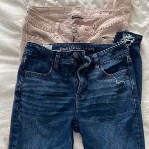 2 Pairs of American Eagle Jeans - Size 4